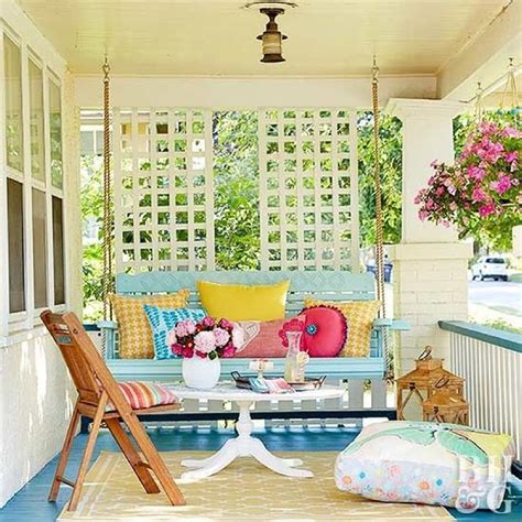 40 Wonderful And Colorful Porch Design Porch Design Porch Decorating