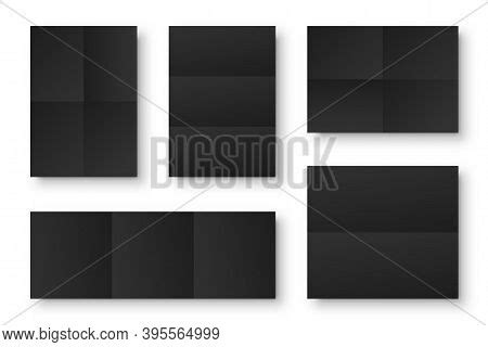 blank folded paper vector photo  trial bigstock