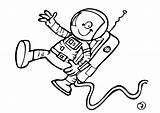Astronauta Astronaut Kleurplaat Astronaute Colorare Malvorlage Kolorowanki Tekening Disegni Immagine Dzieci Kleurplaten Téléchargez Malvorlagen sketch template