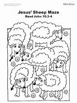 Shepherd Sheep Lessons Oveja Perdida Psalm Niños Herder Ovejas Verhaal Schapen Bijbel Preschool Vbs Laberinto sketch template