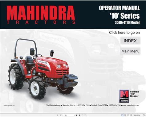 mahindra tractor  series   operator manual auto repair manual forum heavy