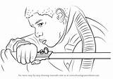 Wars Star Finn Awakens Force Draw Drawing Lightsaber Step sketch template