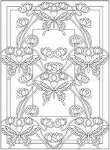 Coloring Pages Nouveau Deco Printable Dover Publications Kids Butterfly Book Pop Doverpublications Fine Color Getcolorings Browse Complete Catalog Over Adults sketch template