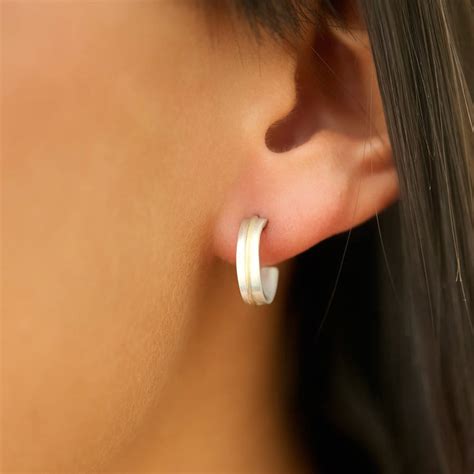 allure gold and silver hoop earrings by tlk