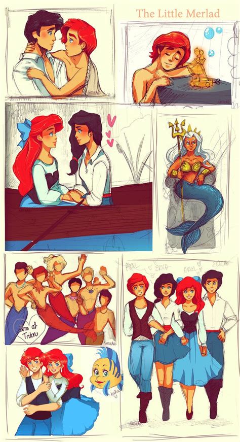 Genderbent The Little Mermaid D By Demachic On