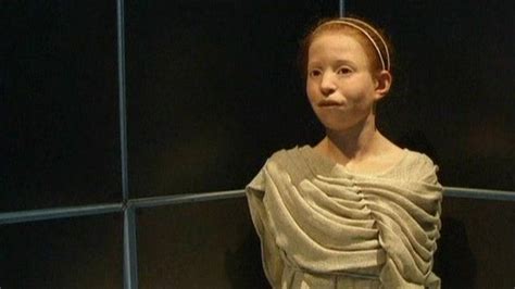 scientists create face for ancient greek girl bbc news