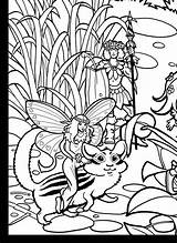 Coloring Pages Fairies Snowmen Dover Stained Glass Template Choose Board sketch template