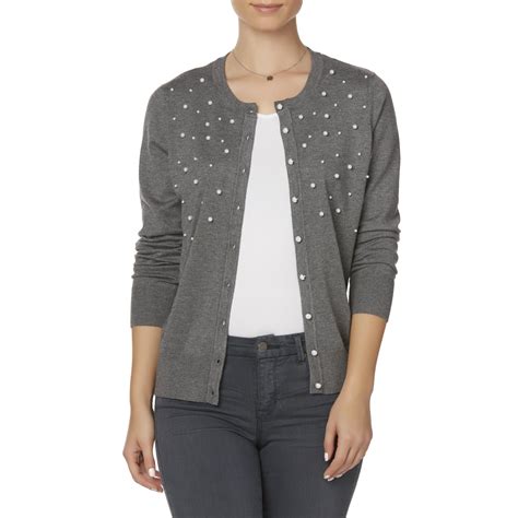 simply styled womens embellished cardigan