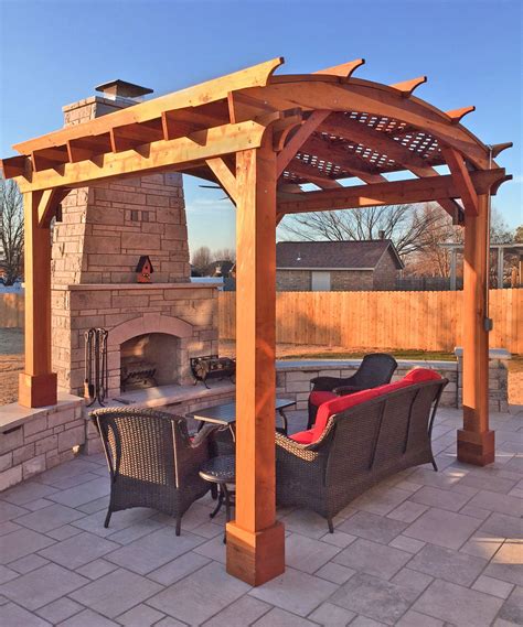 arched pergola options     arc  redwood  electrical wiring trim arched roof