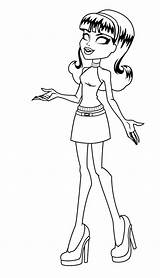 Coloring Pages Chihuahua Template Beverly Hills Monster High sketch template