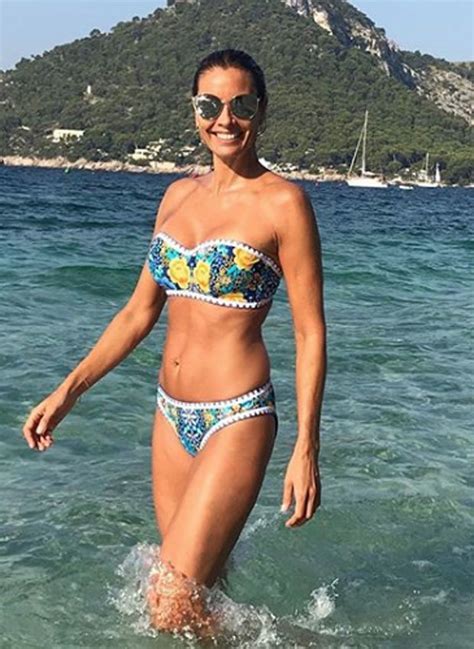 Mel Sykes 48 Flaunts Age Defying Abs In Skimpy Bikini Daily Star