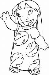 Lilo Stitch Coloring Pages Cute Drawing Printable Disney Drawings Print Face Kids Oahu Color Colouring Sheets Book Getcolorings Getdrawings Inspiration sketch template