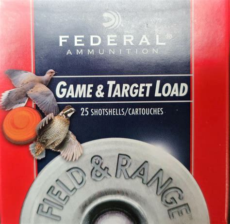 Federal® Field And Range Game And Target Load 20ga 2 3 4″ 7 8oz 7 1 2