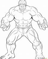 Hulk Drawing Coloring Pages Pencil Incredible Getdrawings sketch template