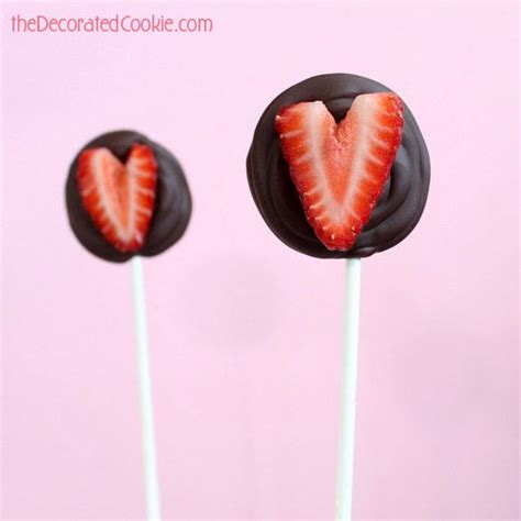 chocolate strawberry hearts on a stick for valentine s day chocolate