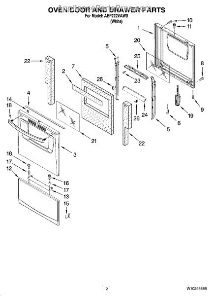 parts  maytag aepvaw oven door  drawer parts appliancepartsproscom