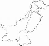 Pakistan Map Outline Blank Clipartmag sketch template