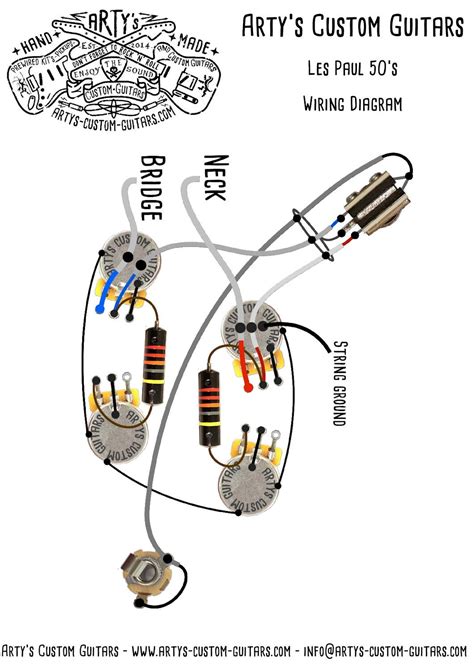 vintage les paul wiring diagram bestn