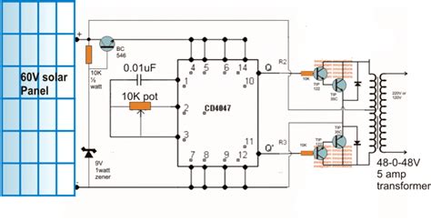 design  solar inverter circuit homemade circuit projects