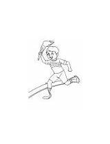 Running Torch Disabled Amputee Prosthetic Leg Boy sketch template