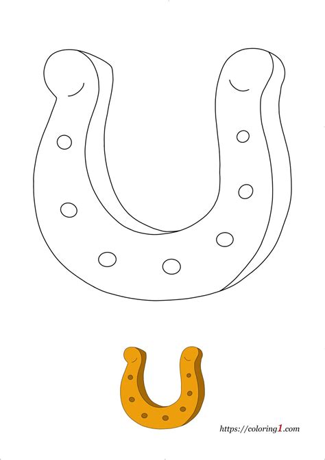 horseshoe coloring pages   coloring sheets