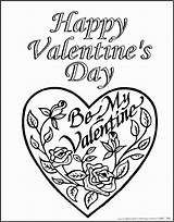 Coloring Valentines Valentinstag Malvorlagen Luxus February Druckbare Freekidscrafts sketch template
