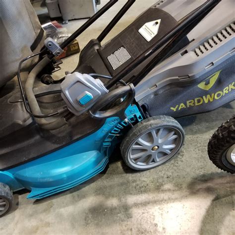 yardworks electric lawn mower big valley auction