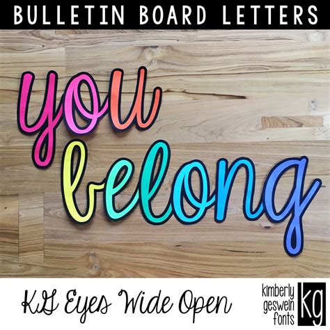 printable cursive bulletin board letters