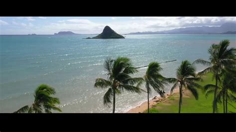 hawaii oahu drone flyover compilation youtube