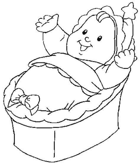 printable baby  coloring sheet today