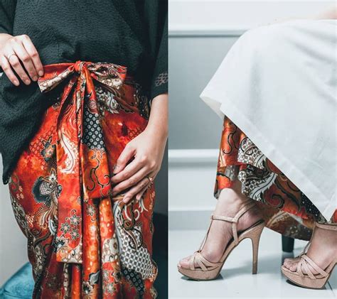 modern flared kurung style silhouette as reimagined by