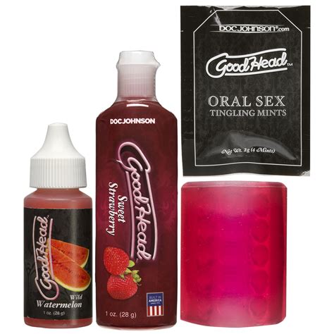 Strawberry Goodhead Bj Fundamentals Ultimate Oral Sex Kit Blow Job