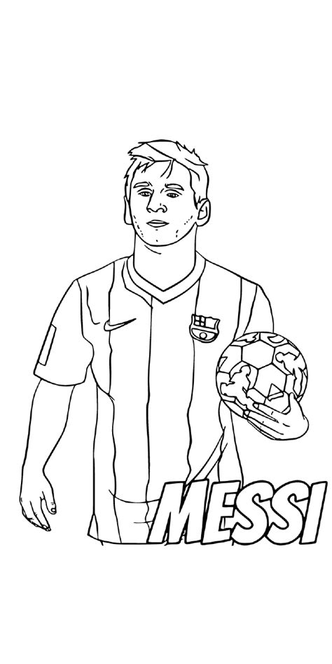 messi coloring page  printable coloring pages  kids
