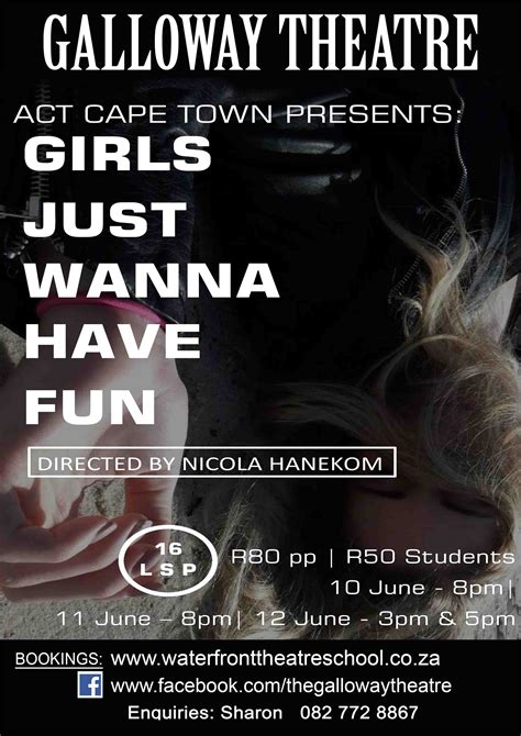 tickets for girls just wanna have fun 16lsp in cape town from tixsa