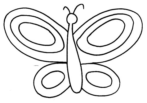 printable butterfly templates coloring home