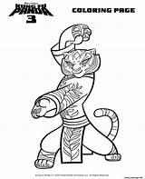 Kung Tigresse Maitre Tigress Colorier Sweeps4bloggers Imprimé Fois sketch template