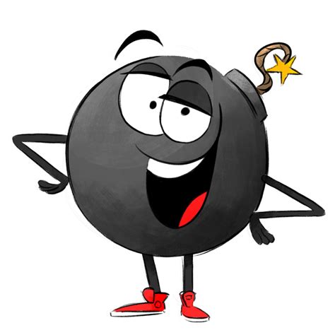 giant bomb logo   cartoon character  topic