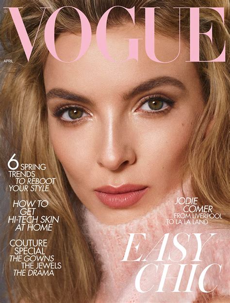 Jodie Comer Covers British Vogue April 2020 By Steven Meisel