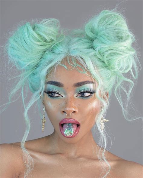 colourpop cosmetics on instagram “mint hair dont care 💚 how many
