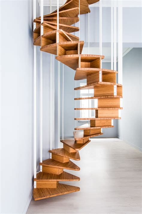 build  wooden spiral staircase  staircase gallery