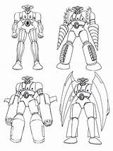 Mazinger Robot Coloring Mazingerz Tamashiinations Emperor sketch template