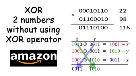 xor   numbers   xor operator youtube
