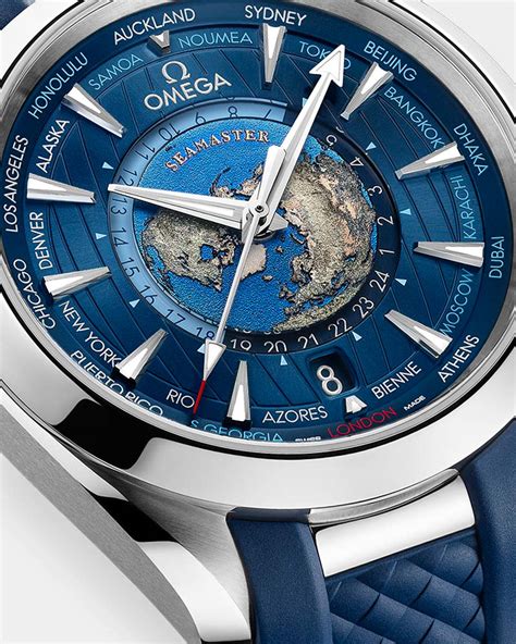 omega seamaster aqua terra worldtimer tid til hele verden