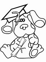 Coloring Pages Printable Graduation Library Clipart Cartoons Blue sketch template