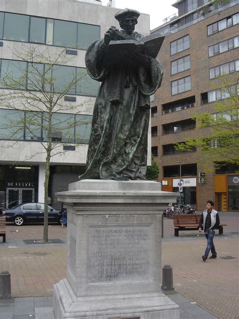 rotterdam erasmus statue harrynl flickr