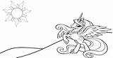 Celestia Princess Getcolorings sketch template