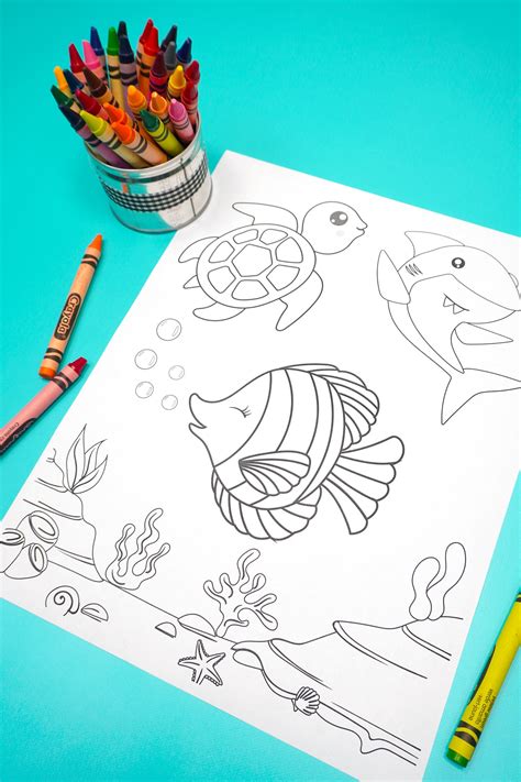 summer coloring pages  printables happiness  homemade