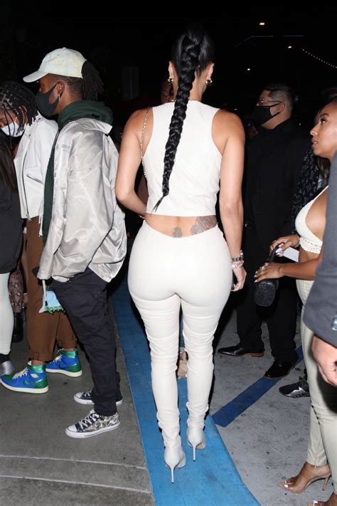 Draya Michele Shows Off Her Curves In An All White Ensemble As She