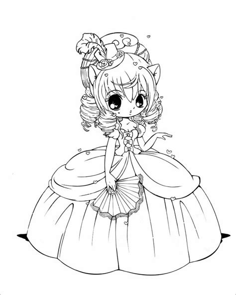 anime girl coloring pages coloringbay