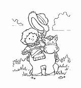 Fisher Price Coloring Pages Little Printable People Kids Farm Cowboy sketch template